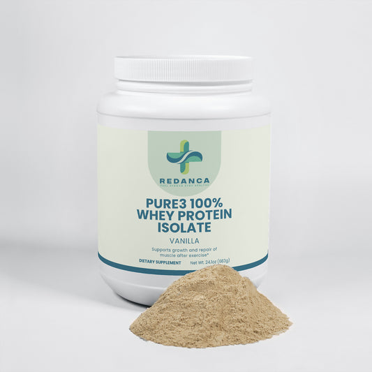 Pure3 100% Whey Protein Isolate (Vanilla)